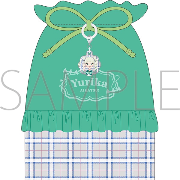 アイカツ！ アクリルチャーム付き巾着／-Cute Check Style ver.- 藤堂