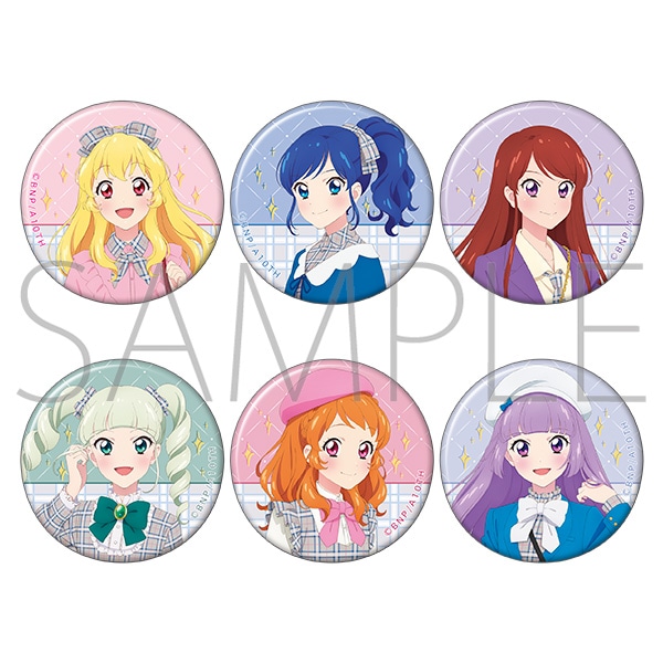 アイカツ　缶バ　キャラバッジコレクション アイカツ！ キャラバッジコレクション／-Cute Check Style ver