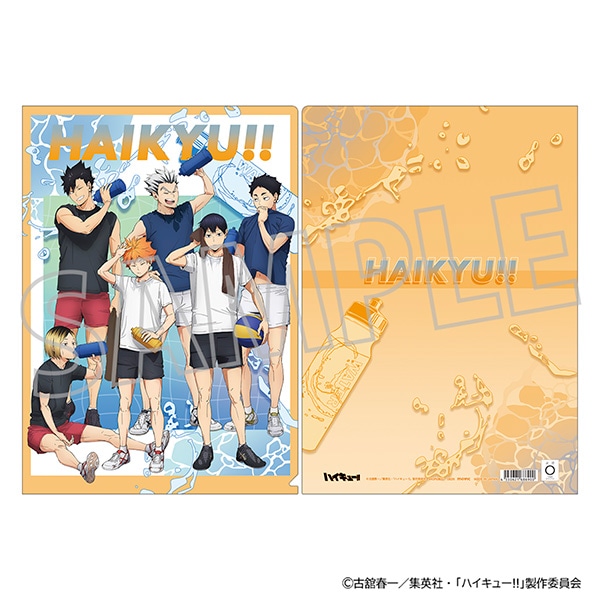ハイキュー!! セカンドシーズン A4クリアファイル CD 「発熱」 購入特典 ハイキュー!! クリアファイル／クールダウンフェア: ステーショナリー