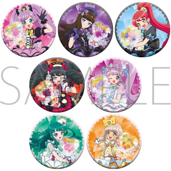 【新品未開封】プリパラ 缶バッジ7箱 ＆ アクスタ9点 ＆ 特典ポスカ20枚 プリパラ キャラバッジコレクション／Vol.2: バッジ｜ムービック（movic）