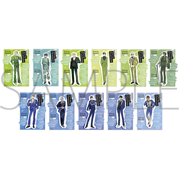 ピンナップコレクション　team Green＆team Blue　Vivid Runway　全11種