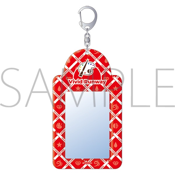 カードケースキーホルダー　team Red　Vivid Runway
