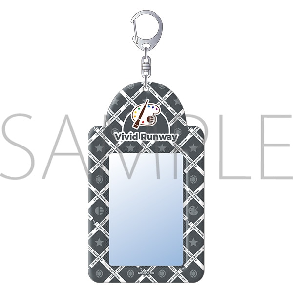 カードケースキーホルダー　team Monotone　Vivid Runway