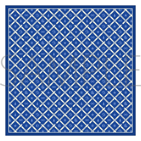 スカーフ　team Blue