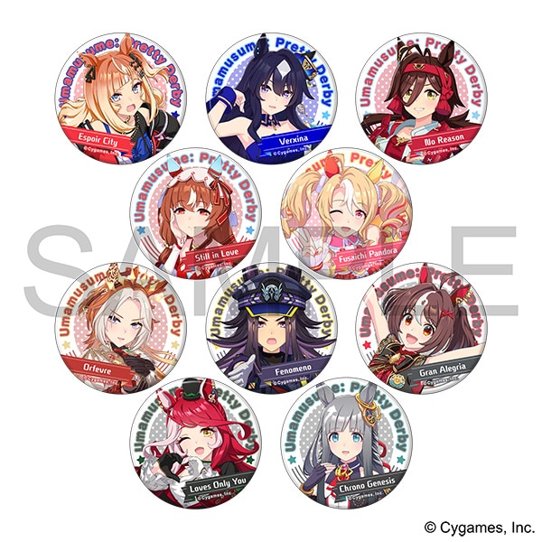 ウマ娘　プリティーダービー　エアシャカール　キャラバッジ　缶バッジ　勝負服 ウマ娘 プリティーダービー キャラバッジコレクション／vol.12: バッジ