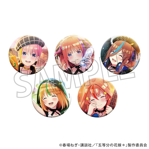 五等分の花嫁＊ 缶バッジセット（ガールズバンド）: バッジ