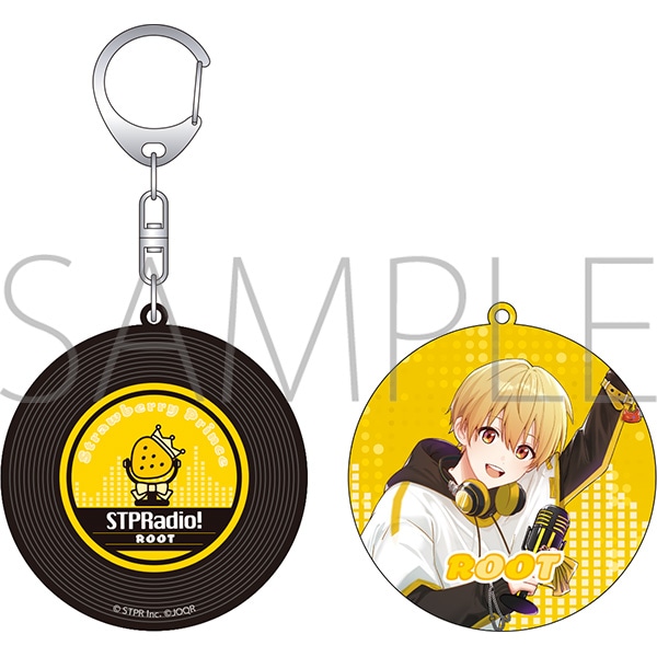 すとぷり 莉犬のSTPRadio! レコード風キーホルダー／るぅと