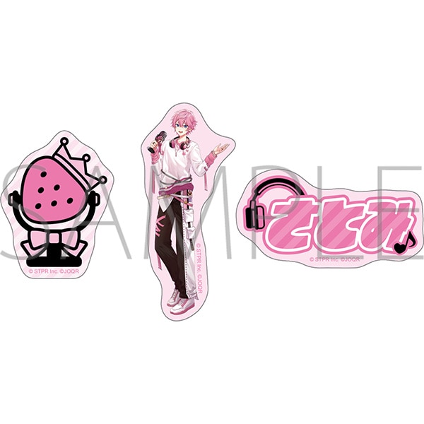 すとぷり 莉犬のSTPRadio! ステッカーセット／さとみ: ステッカー