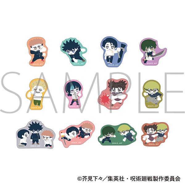 呪術廻戦 第3期 フレークシール／ゆるパレット: ステッカー