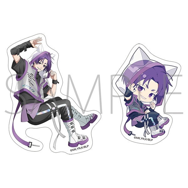 ブルーロック2期 ステッカーセット／御影 玲王 Cyber Cat: ステッカー