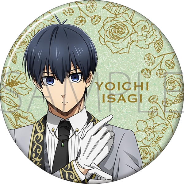 ブルーロック2期 グリッター缶バッジ／潔 世一 執事: バッジ