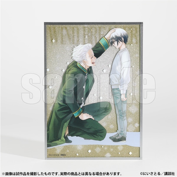 アクリル色紙　梅宮 一　少年時代