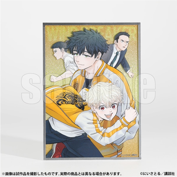 アクリル色紙　獅子奮迅