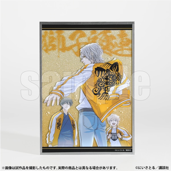アクリル色紙　獅子頭連