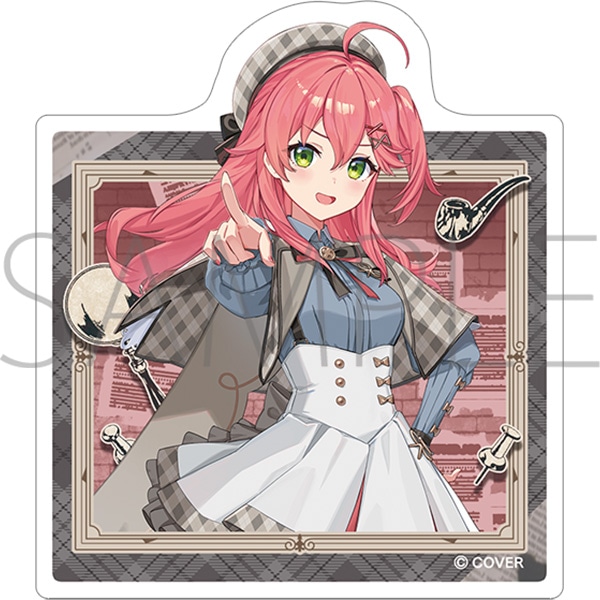 ステッカー さくらみこ hololive‐探偵と怪盗、美術館に仕掛けられた謎