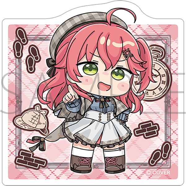 ステッカー ミニキャラver. さくらみこ hololive‐探偵と怪盗、美術館に