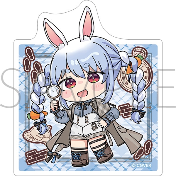 ステッカー ミニキャラver. 兎田ぺこら hololive‐探偵と怪盗、美術館に