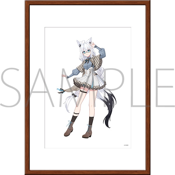 会場受注】複製原画／白上フブキ hololive‐探偵と怪盗、美術館に仕掛け