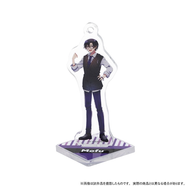 カラフルピーチ アクリルスタンドキーホルダー もふ: キーホルダー