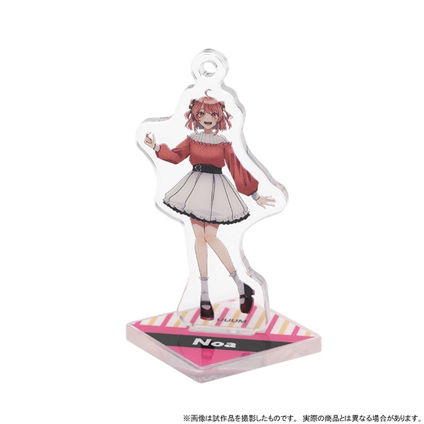 カラフルピーチ アクリルスタンドキーホルダー のあ: キーホルダー
