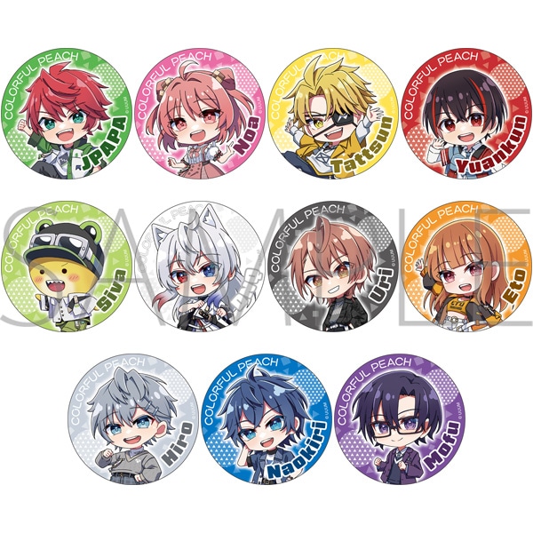 カラフルピーチ 缶バッジコレクション: バッジ｜ムービック（movic）