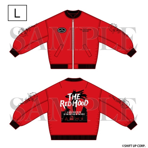 L】MA-1ジャケット【RED HOODS】NIKKE 2nd Exhibition: ファッション