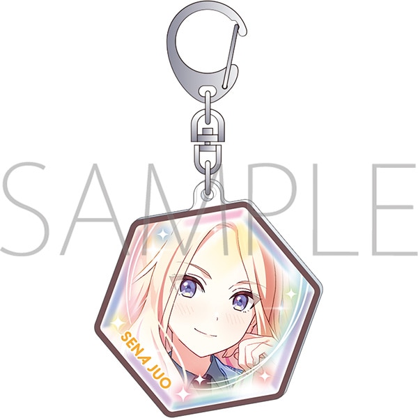 学マス　十王星南　アクリルキーホルダー【非売品】 学園アイドルマスター ピース風アクリルキーホルダー／十王星南 第2弾