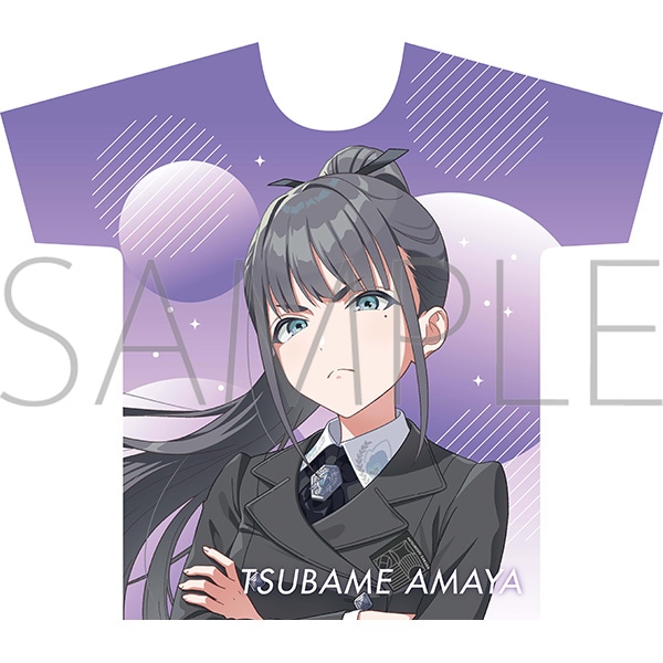 学マス 雨夜燕 公式フルグラTシャツ 学園アイドルマスター フルグラフィックTシャツ／雨夜 燕