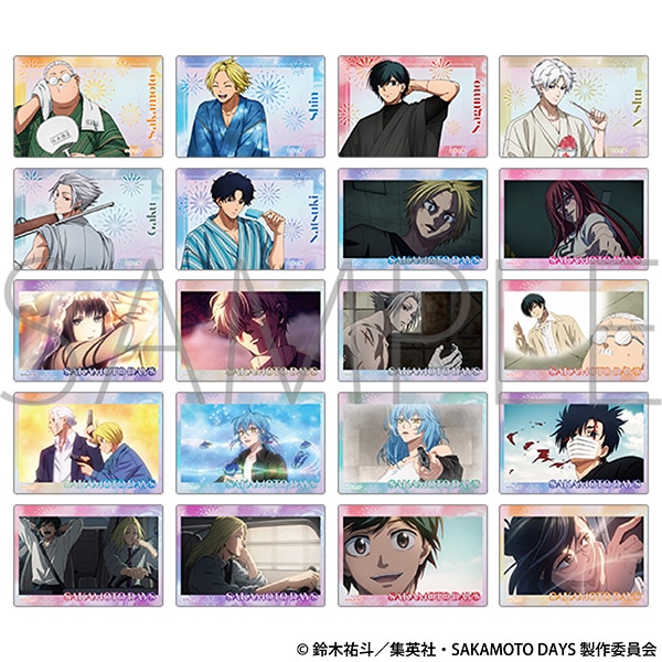 サカモトデイズ　タワレコ　ミニフォトカード　アクリルバッジ　ブロマイド　オーロラ TVアニメ『SAKAMOTO DAYS』 オーロラアートコレクション(全20種