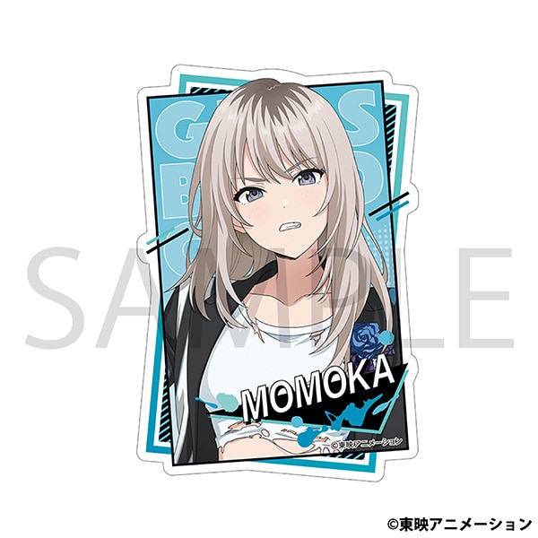 ガールズバンドクライ　爆ぜて咲く　HMV特典　ステッカー　河原木桃香 ガールズバンドクライ ダイカットステッカー／河原木 桃香: ステッカー