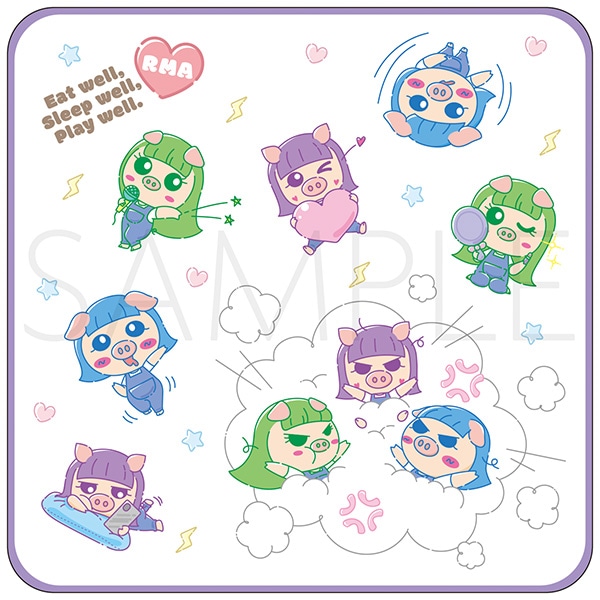 ろこまこあこ ミニタオル: ファッション／ビューティー｜ムービック
