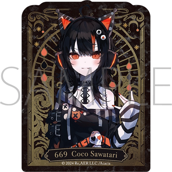 【Mowmowさま専用】虜囚の羅々　Passion 魔法少女ノ魔女裁判 ステッカー／沢渡ココ: ステッカー｜ムービック