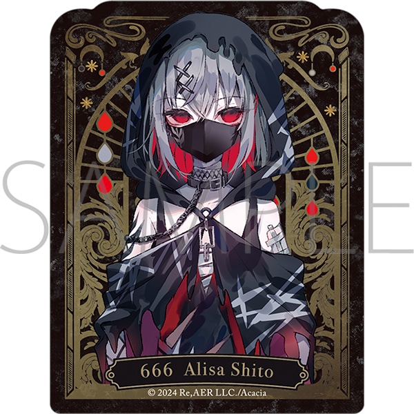 魔法少女ノ魔女裁判 ステッカー／紫藤アリサ: ステッカー｜ムービック