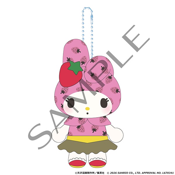 ぬいぐるみキーホルダー　マイメロディ
