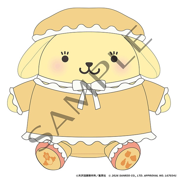 ぬいぐるみ　ポムポムプリン