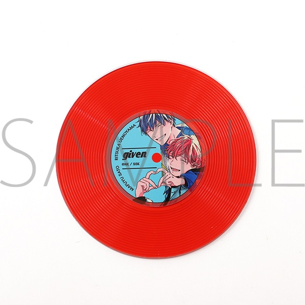 レコード風コースター／立夏＆真冬