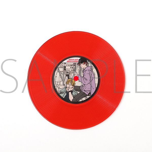 レコード風コースター／柊＆真冬