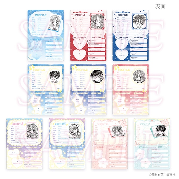 プロフィール下敷きコレクション　A(全10種)