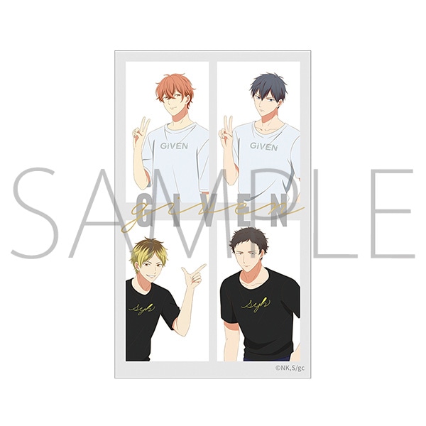 箔押しステッカーB／ギヴン展
