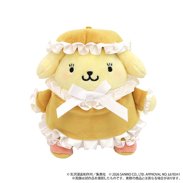 ぬいぐるみキーホルダー　ポムポムプリン