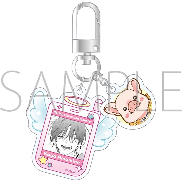 Spring Storm and Monster mobile phone style keychain/angel
