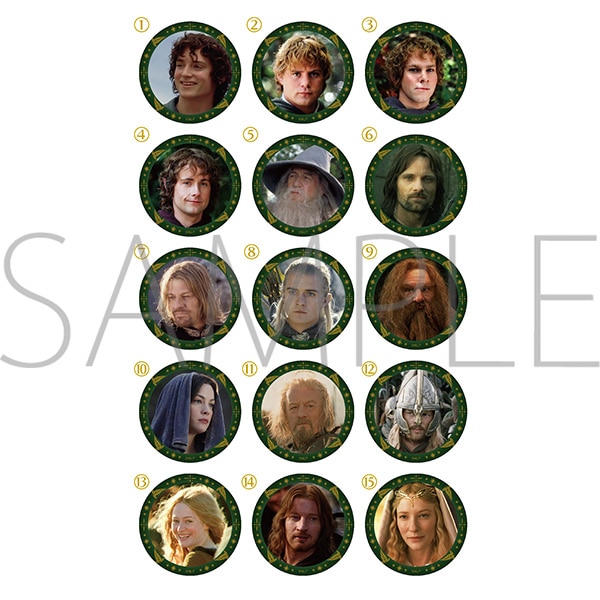 The Lord of the Rings 缶バッジコレクション: バッジ｜ムービック