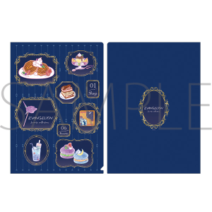 エヴァンゲリオン　EVANGELION SWEETS COLLECTION　クリアファイル　SHINJI&KAWORU