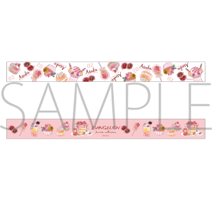 エヴァンゲリオン　EVANGELION SWEETS COLLECTION　クリアマスキングテープ セット　ASUKA
