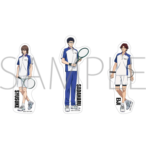 新テニスの王子様　ステッカーセット／不二周助＆乾 貞治＆菊丸英二