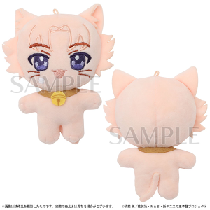 アニメ テニスの王子様展 事後通販　ぬいパル（ぬいぐるみマスコット）　ゆかいなテニプリ一家 菊丸猫