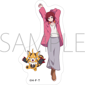 DIGIMON BEATBREAK　ダイカットステッカー／咲夜レーナ＆プリスティモン