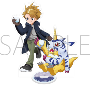 デジモンアドベンチャー　アクリルスタンド／石田ヤマト＆ガブモン