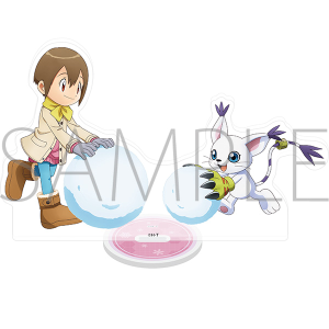 デジモンアドベンチャー　アクリルスタンド／八神ヒカリ＆テイルモン