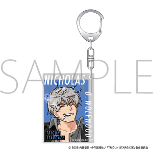 TRIGUN STARGAZE　アクリルキーホルダー／ニコラス 完結記念ver.